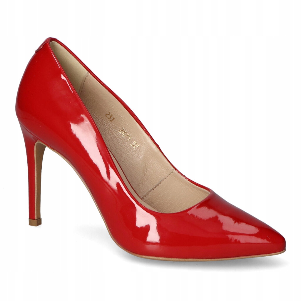 Boty Palazzo 2471/LU10 Červený lak 36