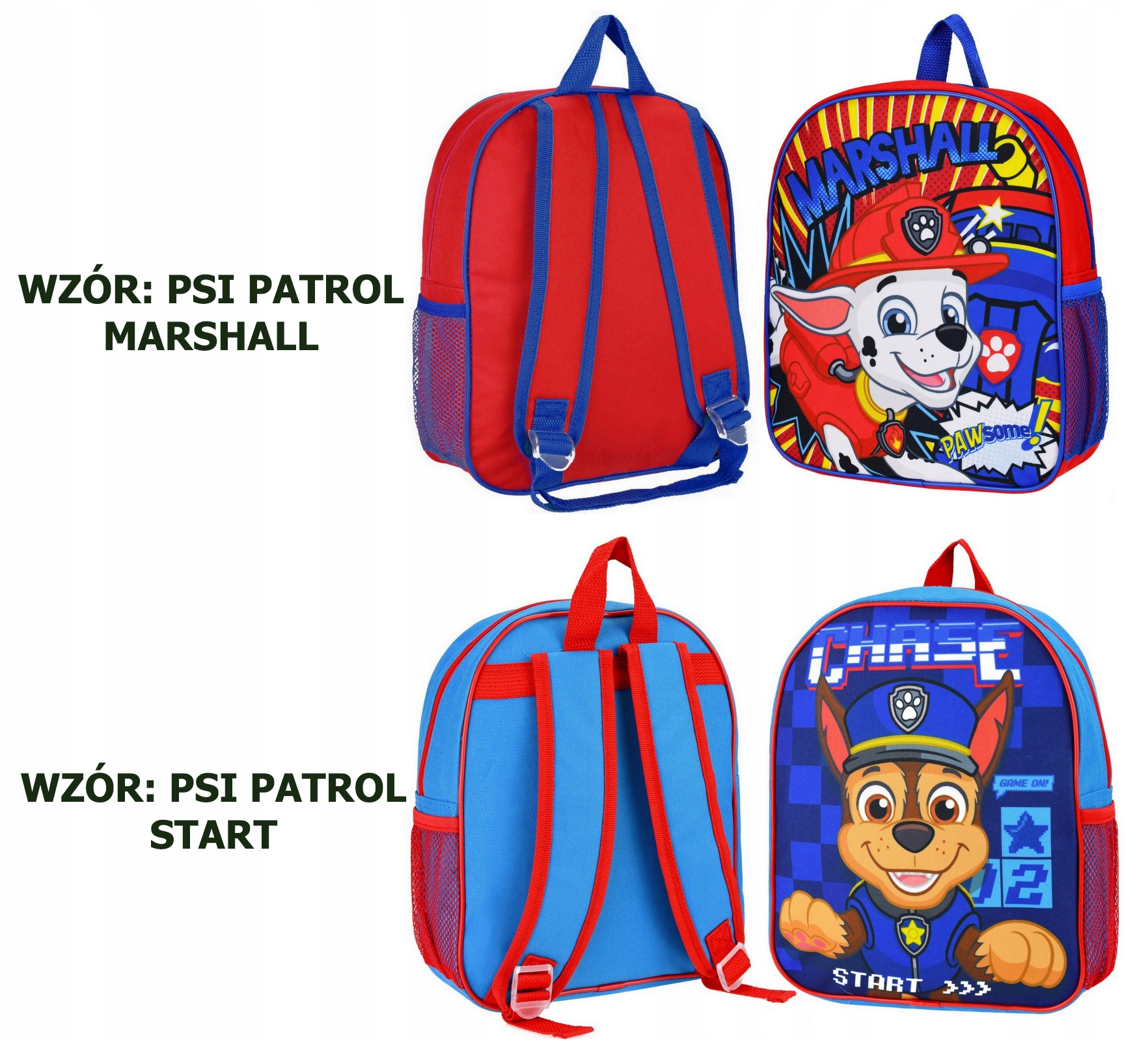 PLECACZEK ДЕТСКИЙ Рюкзак PSI PATROL PEPPA LOL