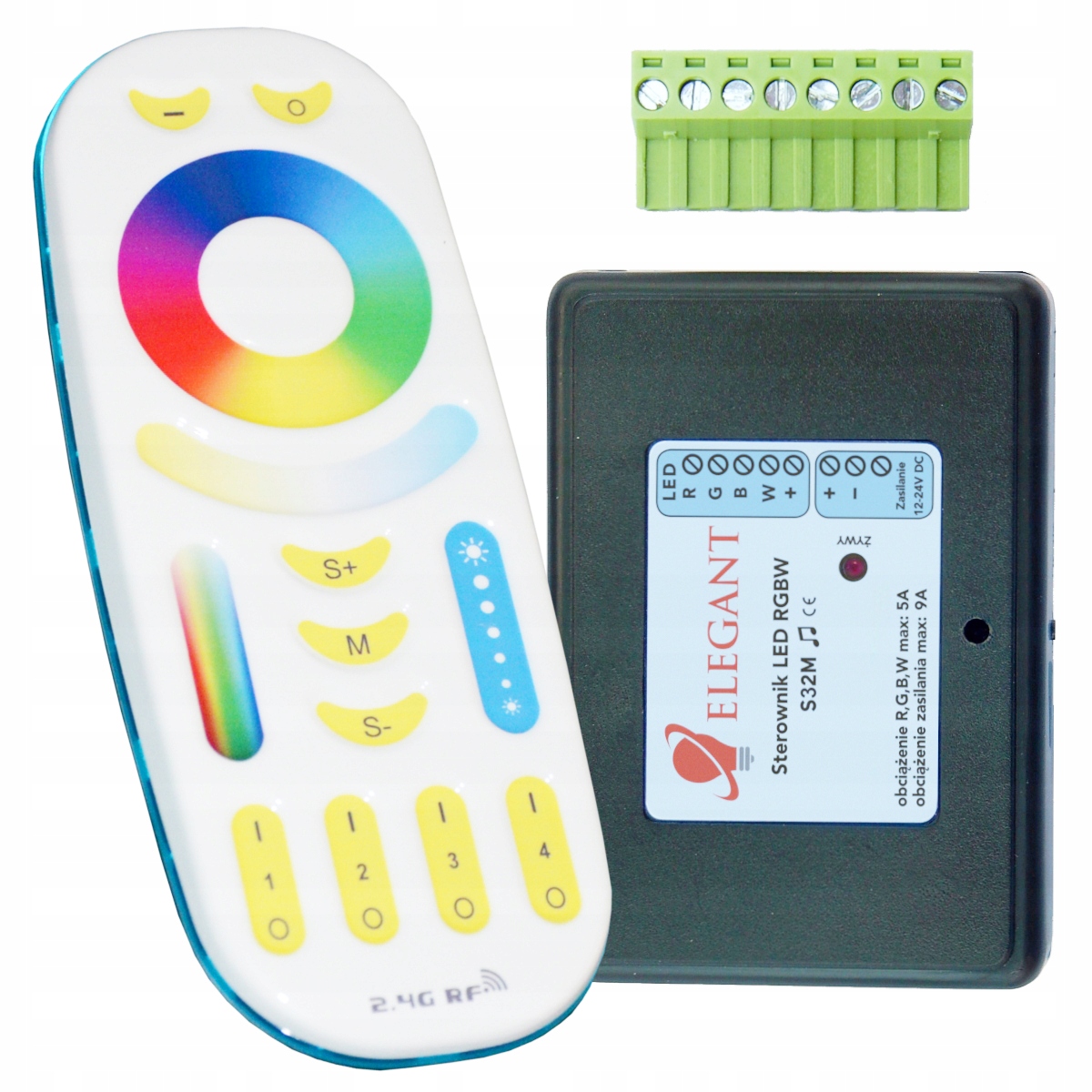 Ovládač S32 M Hudobný Diaľkový Ovládač Pre Led Pásky Rgbw