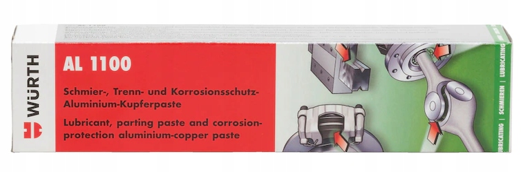 PASTA ALUMINIOWA AL 1100 WURTH - 100g