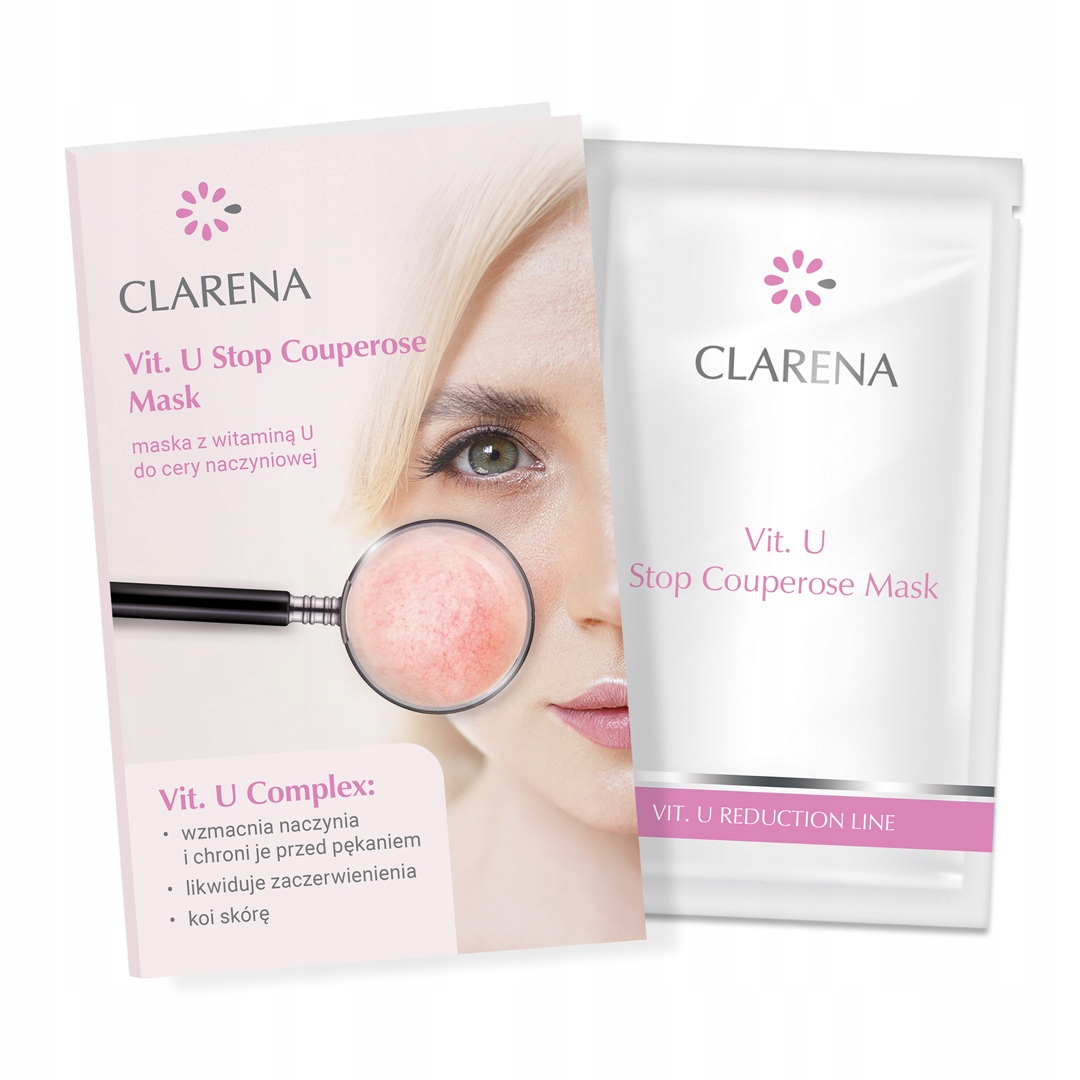 

Clarena Vit. U Stop Couperose Mask na naczynka