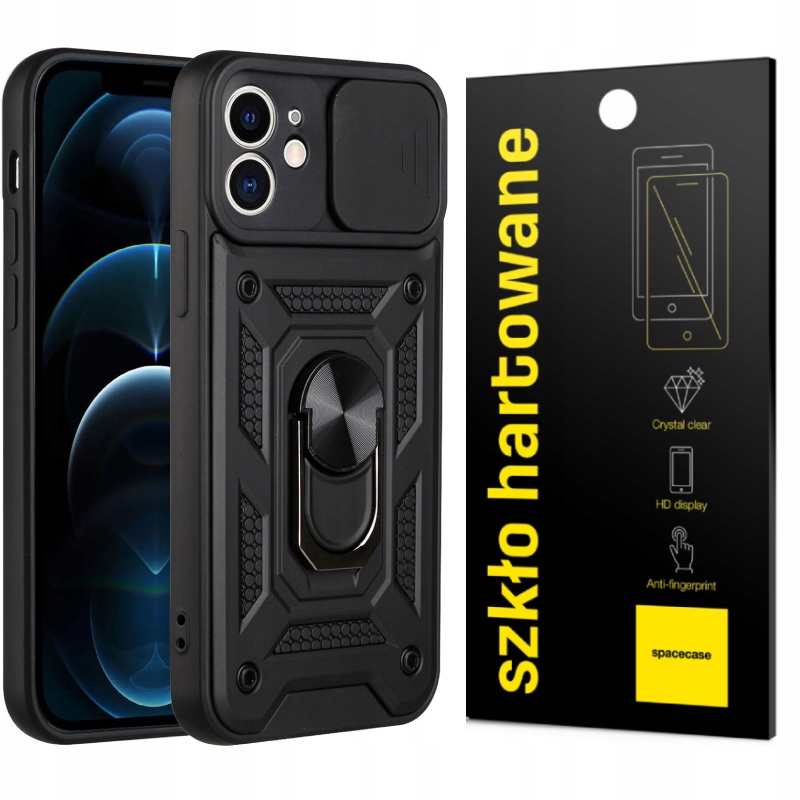 

Etui Case Camring Do Iphone 12 Pełne Szkło