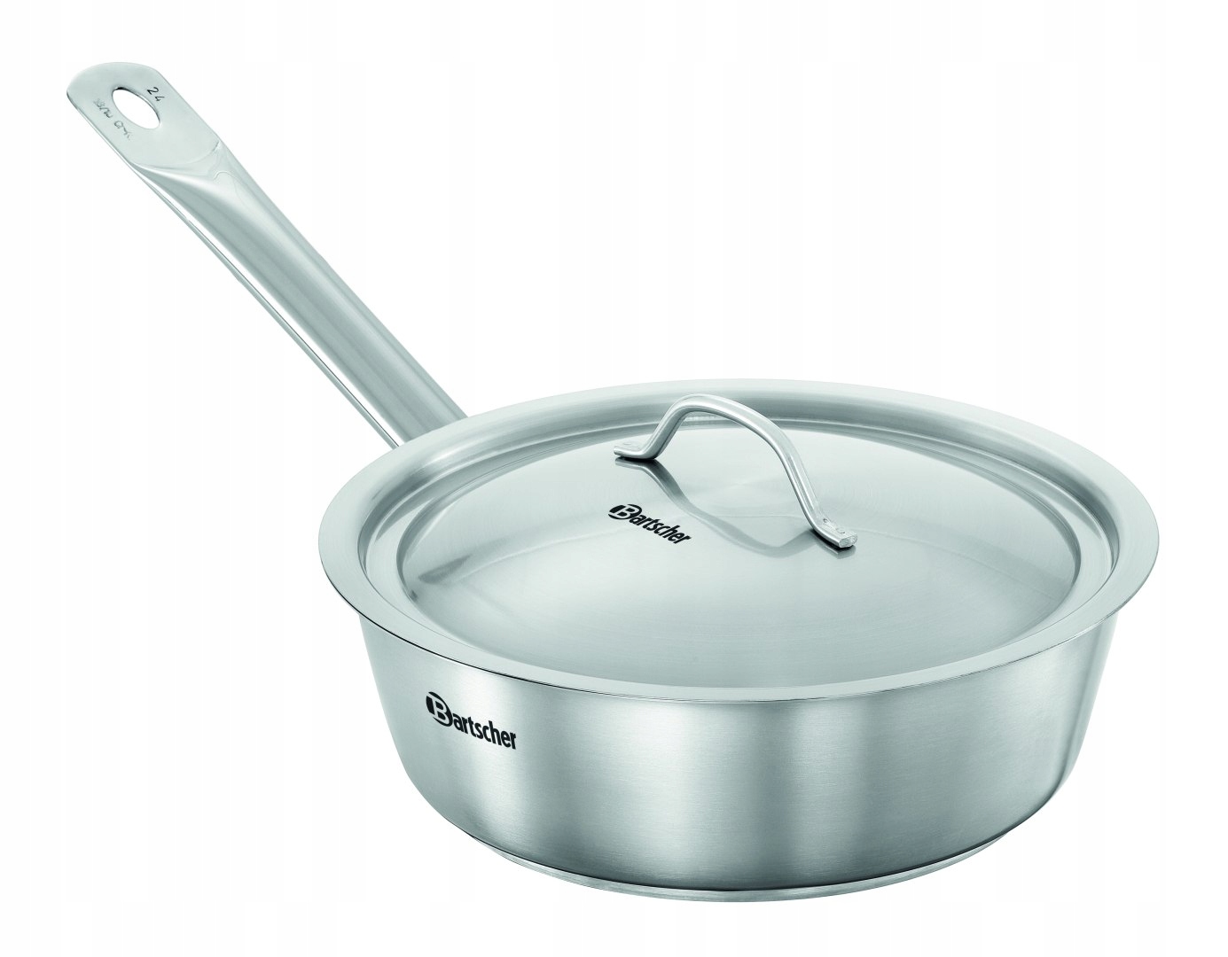Gastronomická Pánev Bartscher 24 cm s víkem na indukci, ocelová
