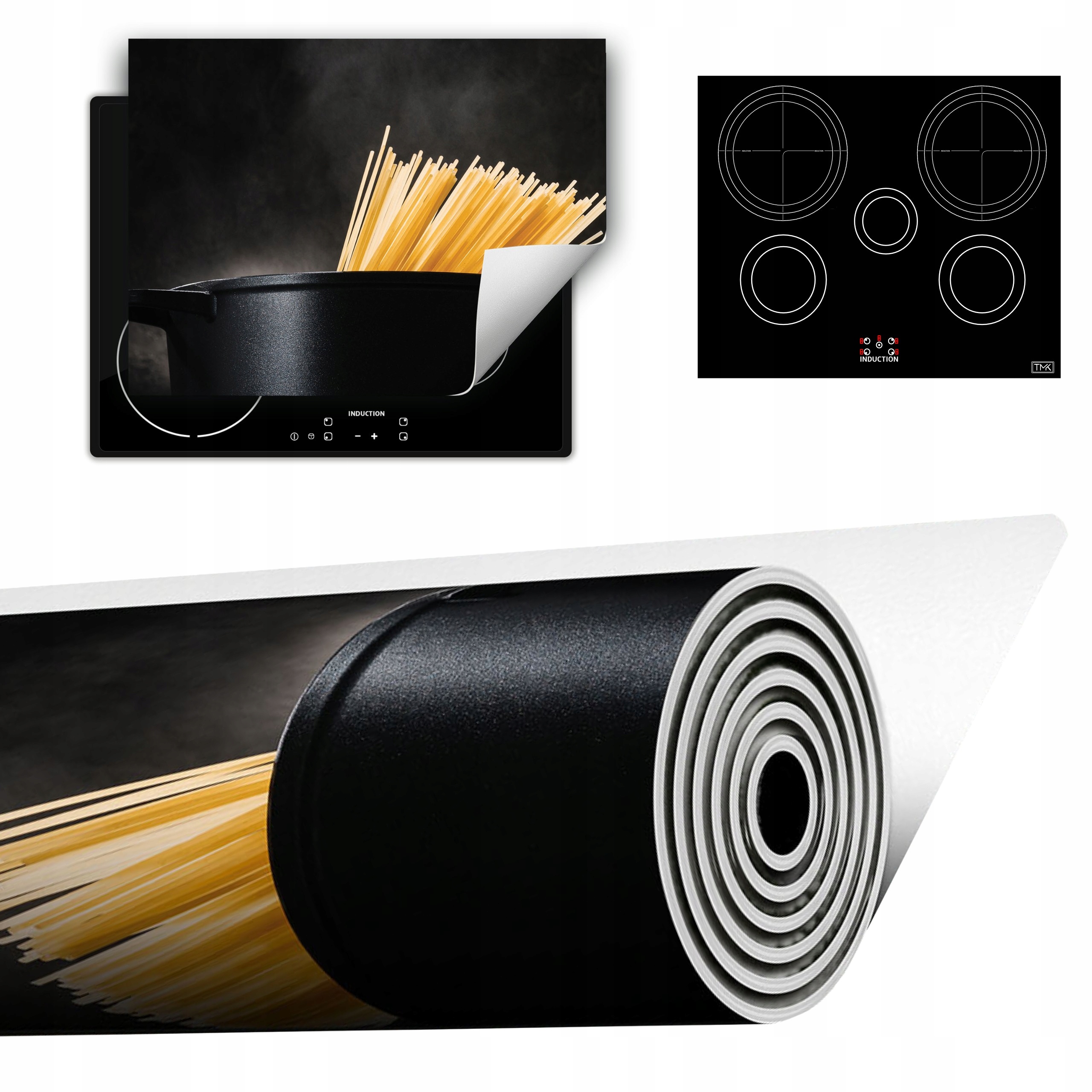 Vinylová Podložka Do Kuchyně Více Místa 70x52 těstoviny kuchyně