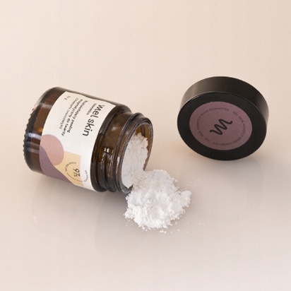 Peeling ENZYMATYCZNY do twarzy z WITAMINĄ C złuszczający KWASY OWOCOWE Działanie odżywiający