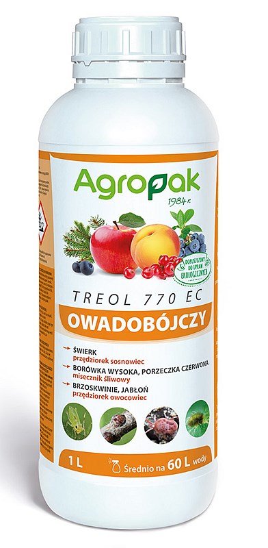 

Treol 770EC 1L, ochojnika przędziorka jak Promanal