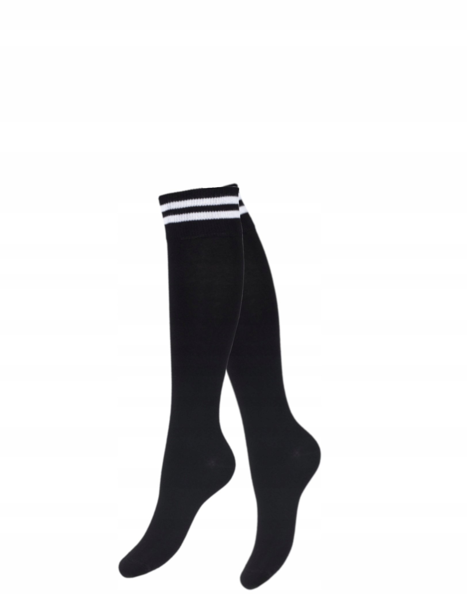 

PODKOLANÓWKi Czarne Z Białymi Paskami