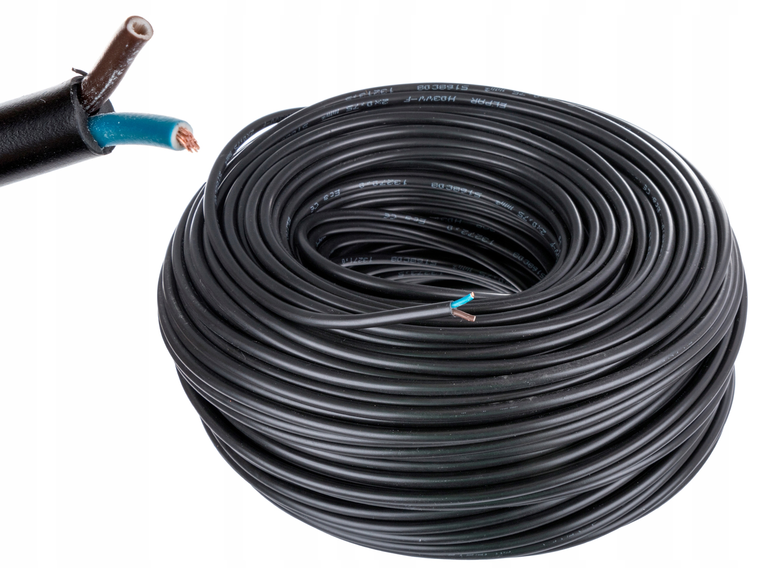 

Przewód elektryczny Omy 2x0,75mm2 czarny