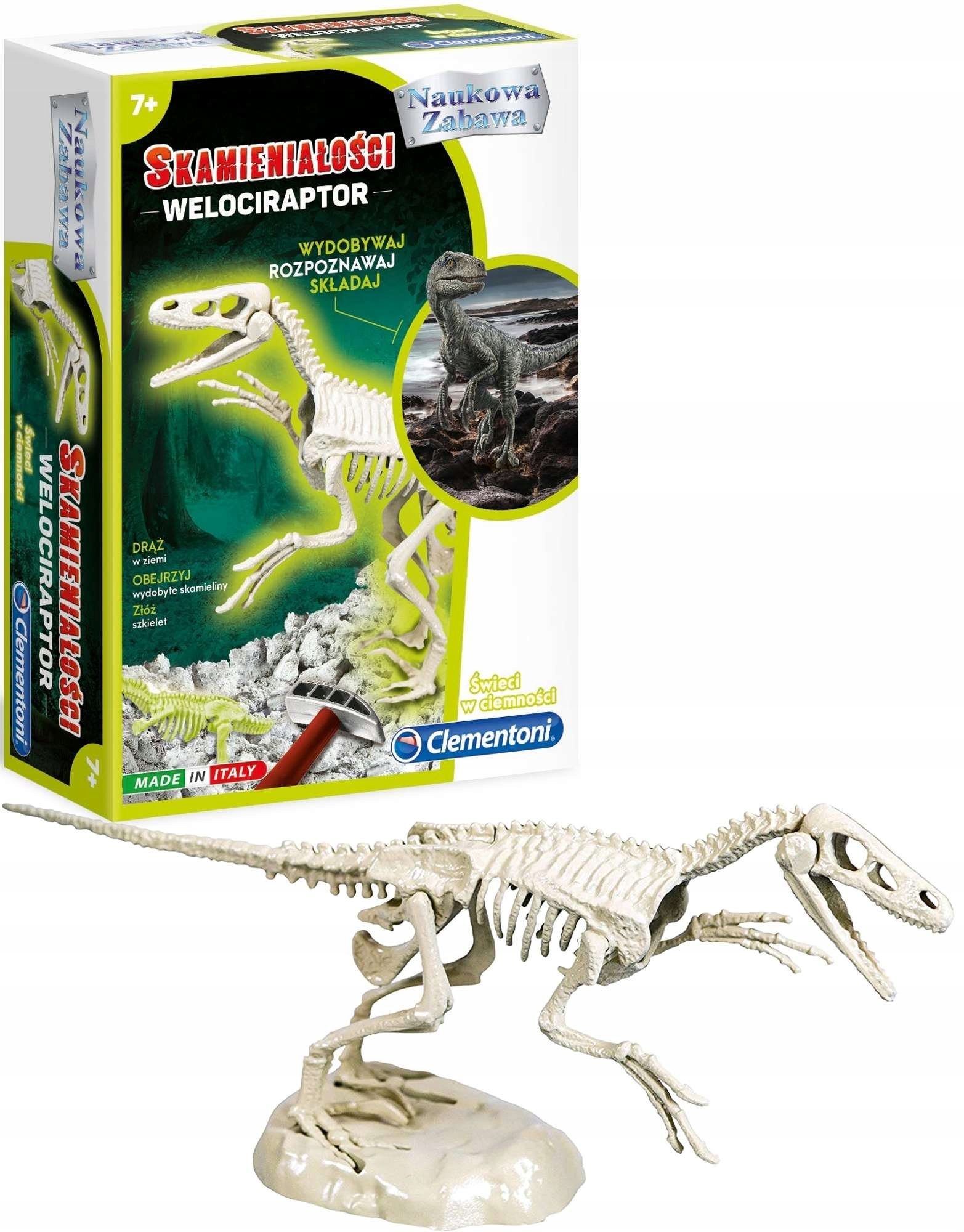 Clementoni - Archéo Ludic Jurassic World - Velociraptor