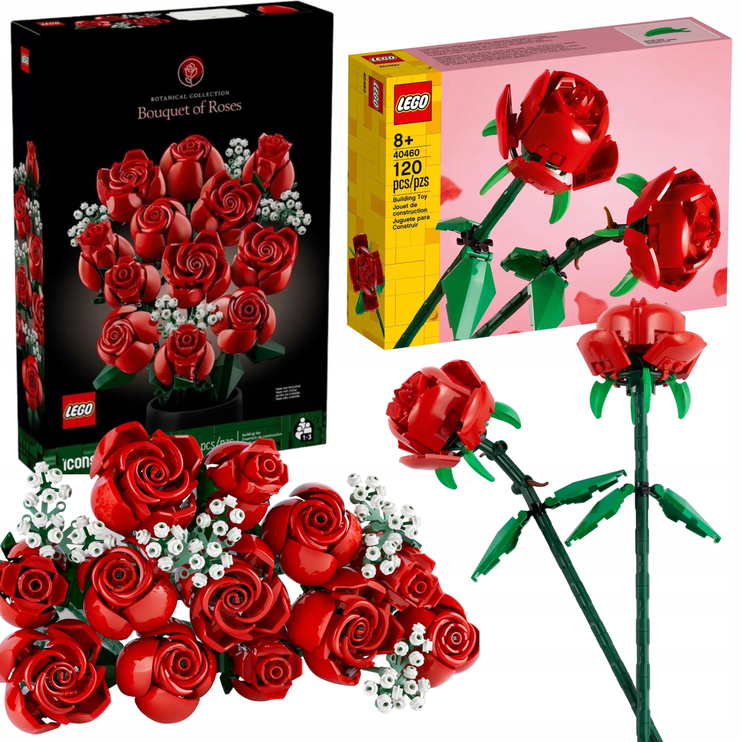 Lego Icons 10328 Kytice Růží dárek pro ni Růže Dárek