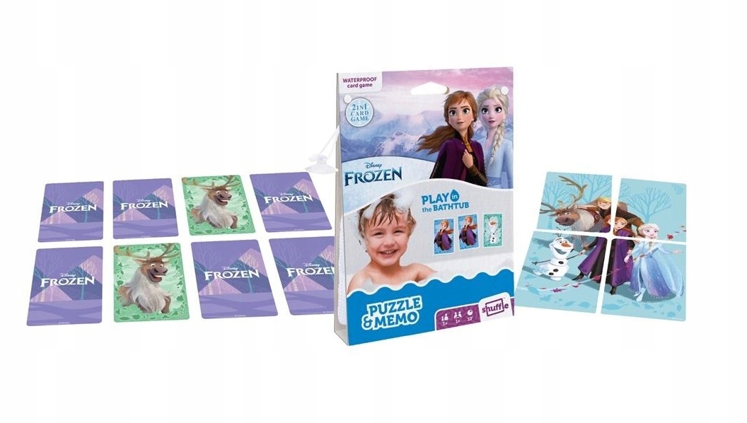 

Karty Frozen Puzzle I Memos Do Kąpieli Zabawa