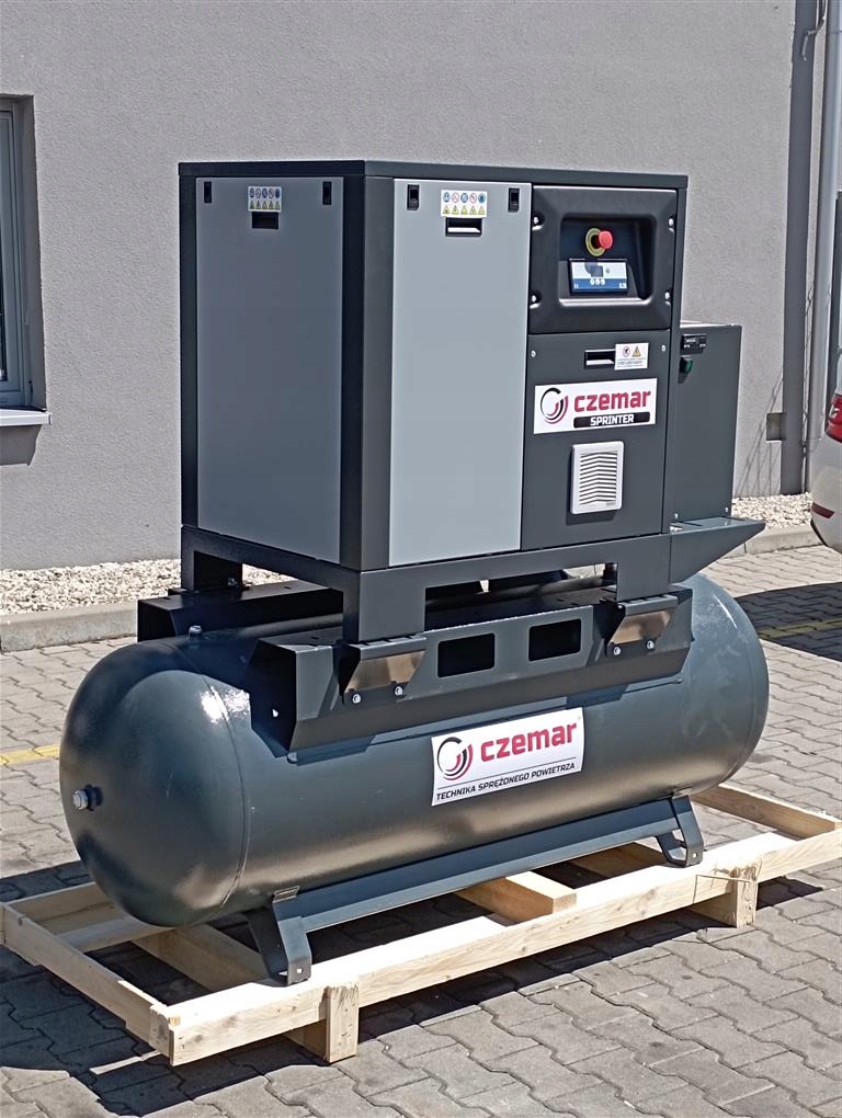 Sprężarka śrubowa CZEMAR SPRINTER M 7,5/500 D/10 7,5kW 1m³ S100135 Model SPRINTER M 7,5/500 D/10