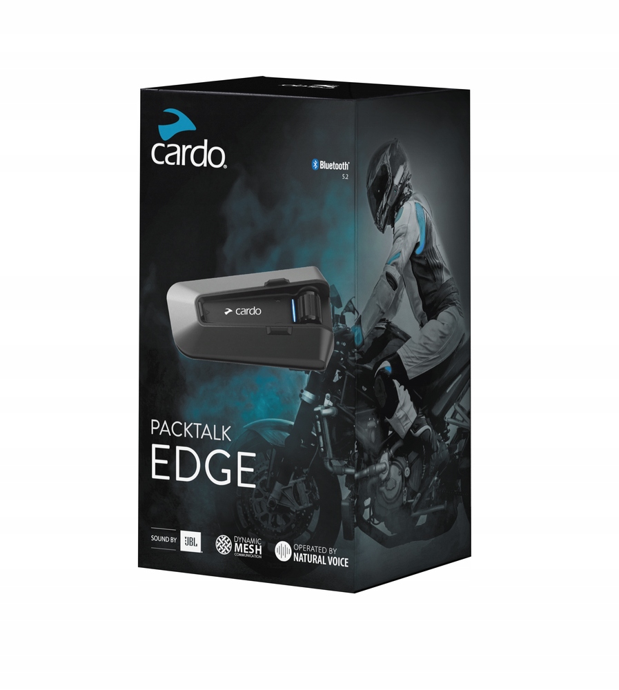 CARDO Packtalk EDGE Single Intercom na jeden KASK