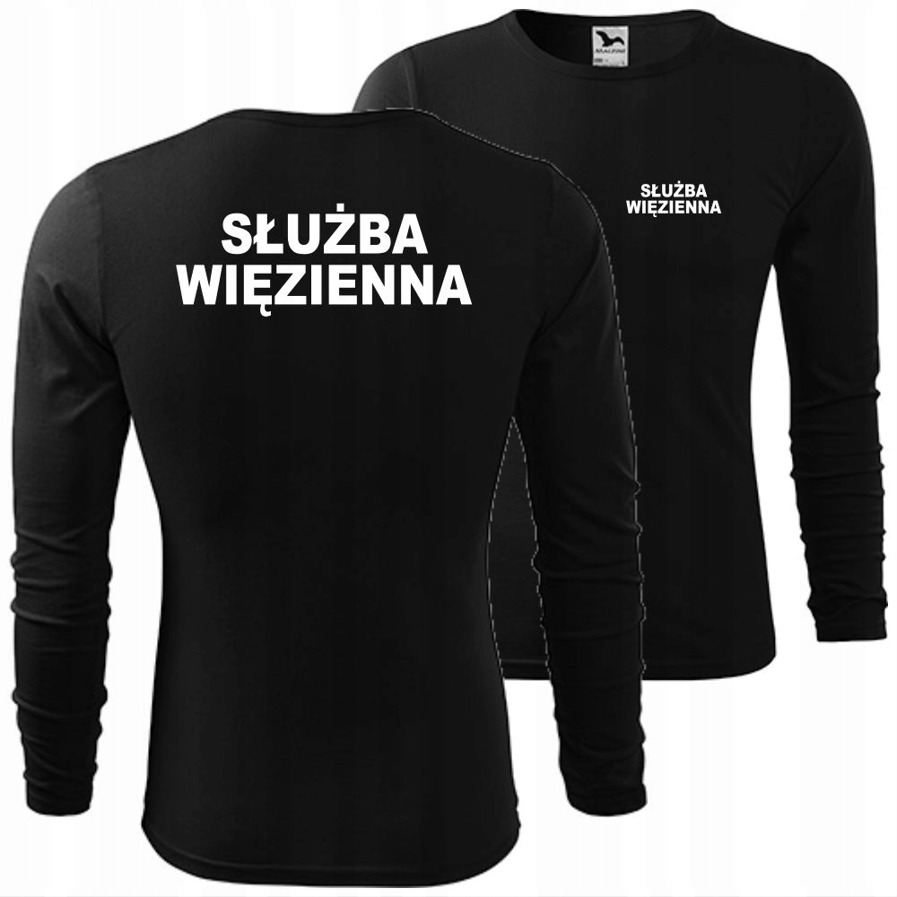 

Koszulka Męska Z Dł. Rękawem Służba Więzienna Sw