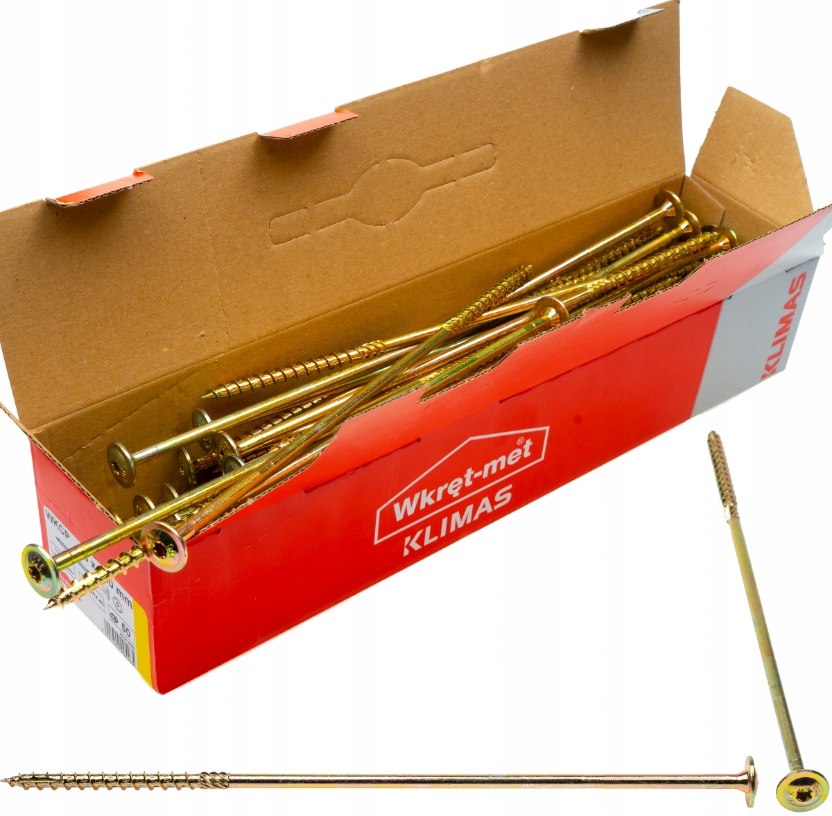 

Wkręty ciesielskie talerzowe Tx 8x300 drewna 50szt