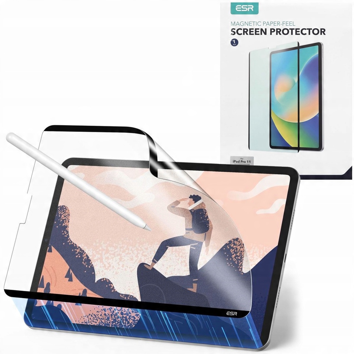

Esr Magnetyczna Folia jak Papier do iPad Air 5
