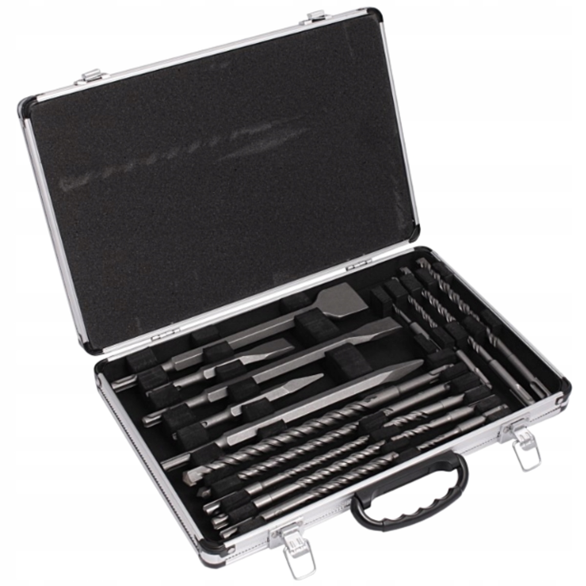 Vrtáky do betonu Sds Plus dláta 17 ks, sada kufrů Xl-tools