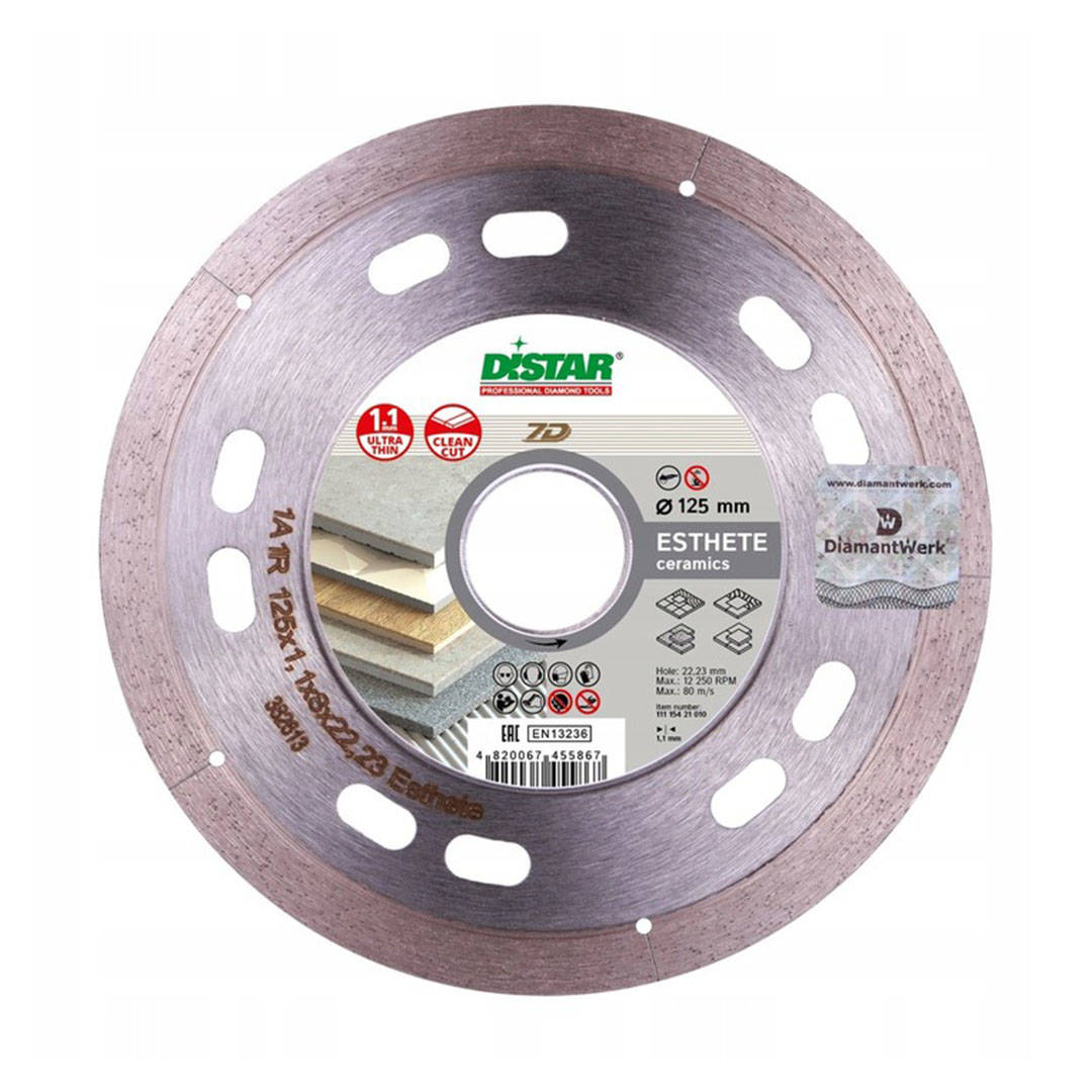 

Tarcza diamentowa do gresu płytek Distar 125 mm