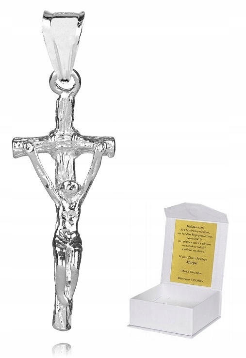 925 Stříbrný katolický křížek 925 1,34g 3,2cm K19