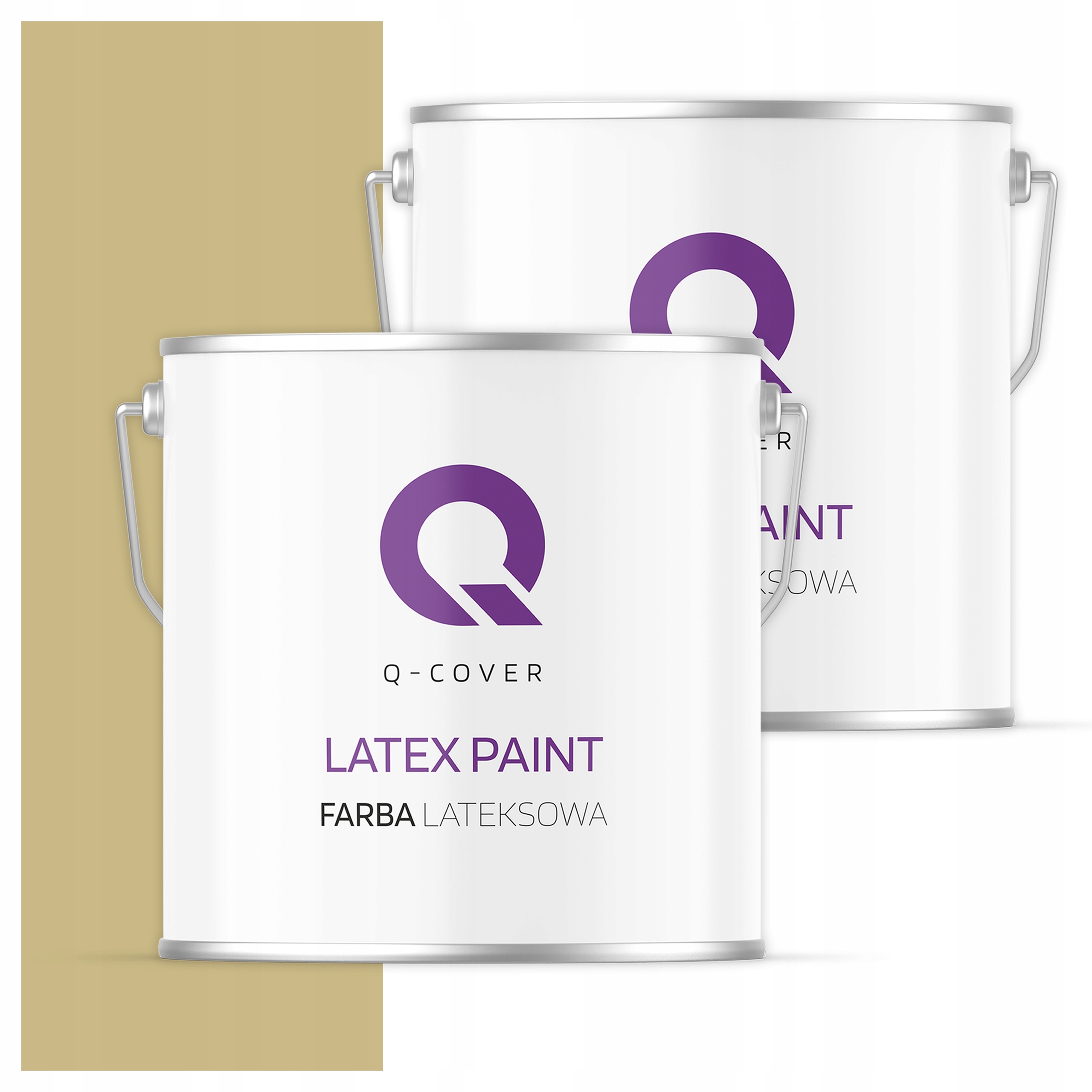 Interiérová latexová Barva na strop 5l Tmavě matná Zeleň zelená H2348