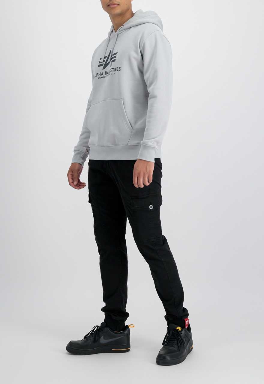 mikina Basic Hoody pastel grey M