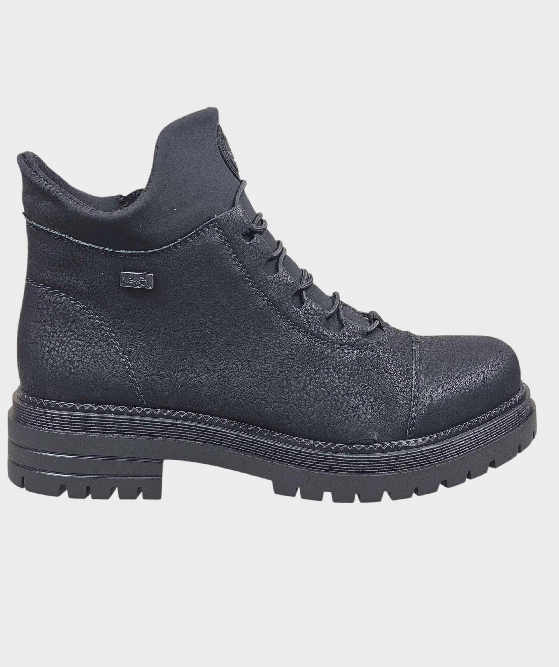 Dámské Kotníkové Boty Rieker boty Rieker s izolačním zipem Y3163-00, černé, vel. 40