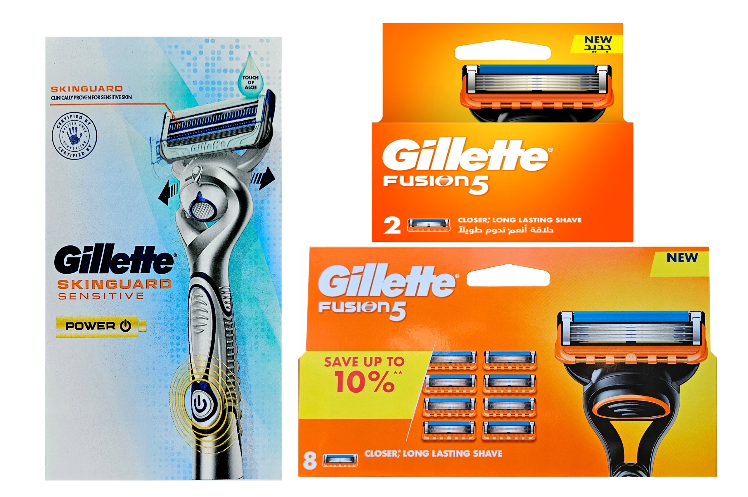 Gillette Fusion5 Maszynka do golenia dla mężczyzn 11 ostrzy wymiennych