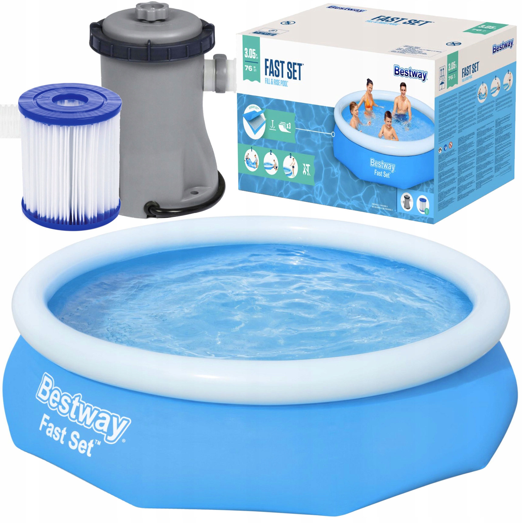 

Basen Ogrodowy Rozporowy 305 Pompa Bestway 57270