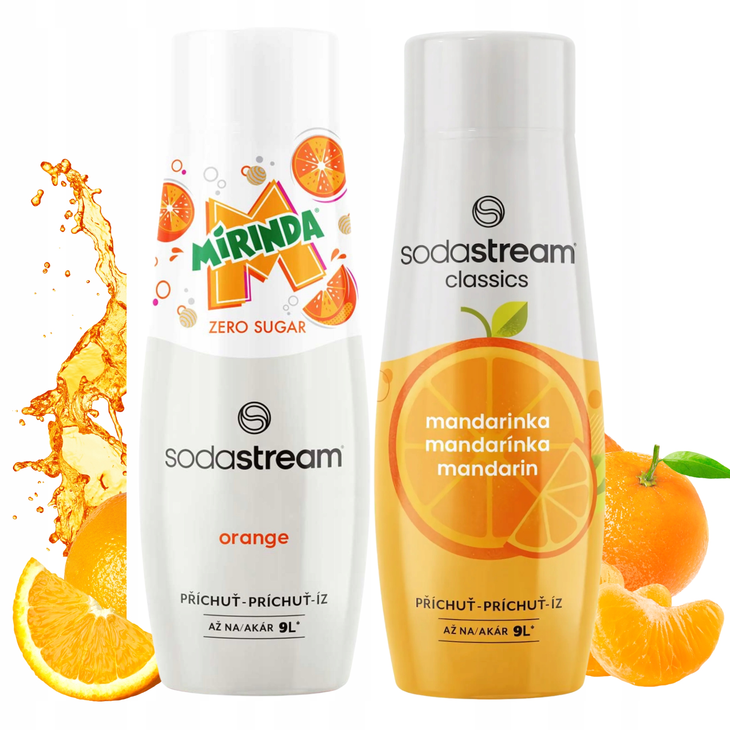 Levně Sirup koncentrát šťáva do saturátoru SodaStream Mirinda Zero Mandarinka