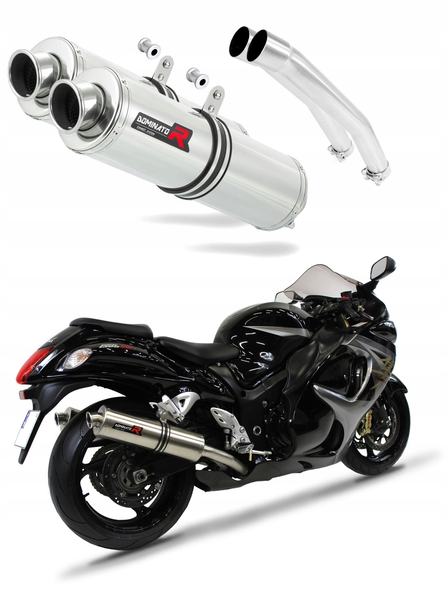 SU027DST-S - Gsxr 1300 Hayabusa 2008 - 2019 глушитель ST DOMINATOR