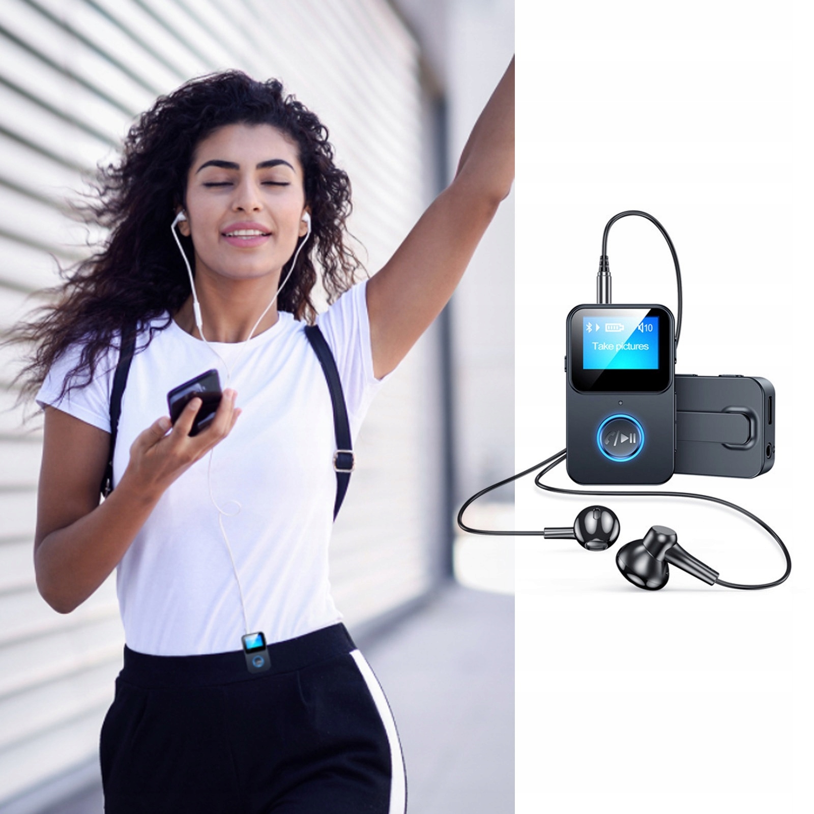 MINI ODTWARZACZ MUZYKI MP3 MIKROFON BLUETOOTH 5.0 Marka inna