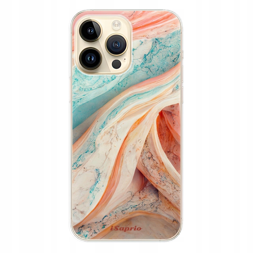 Silikonowe etui iSaprio Orange and Blue do iPhone 14 Pro Max