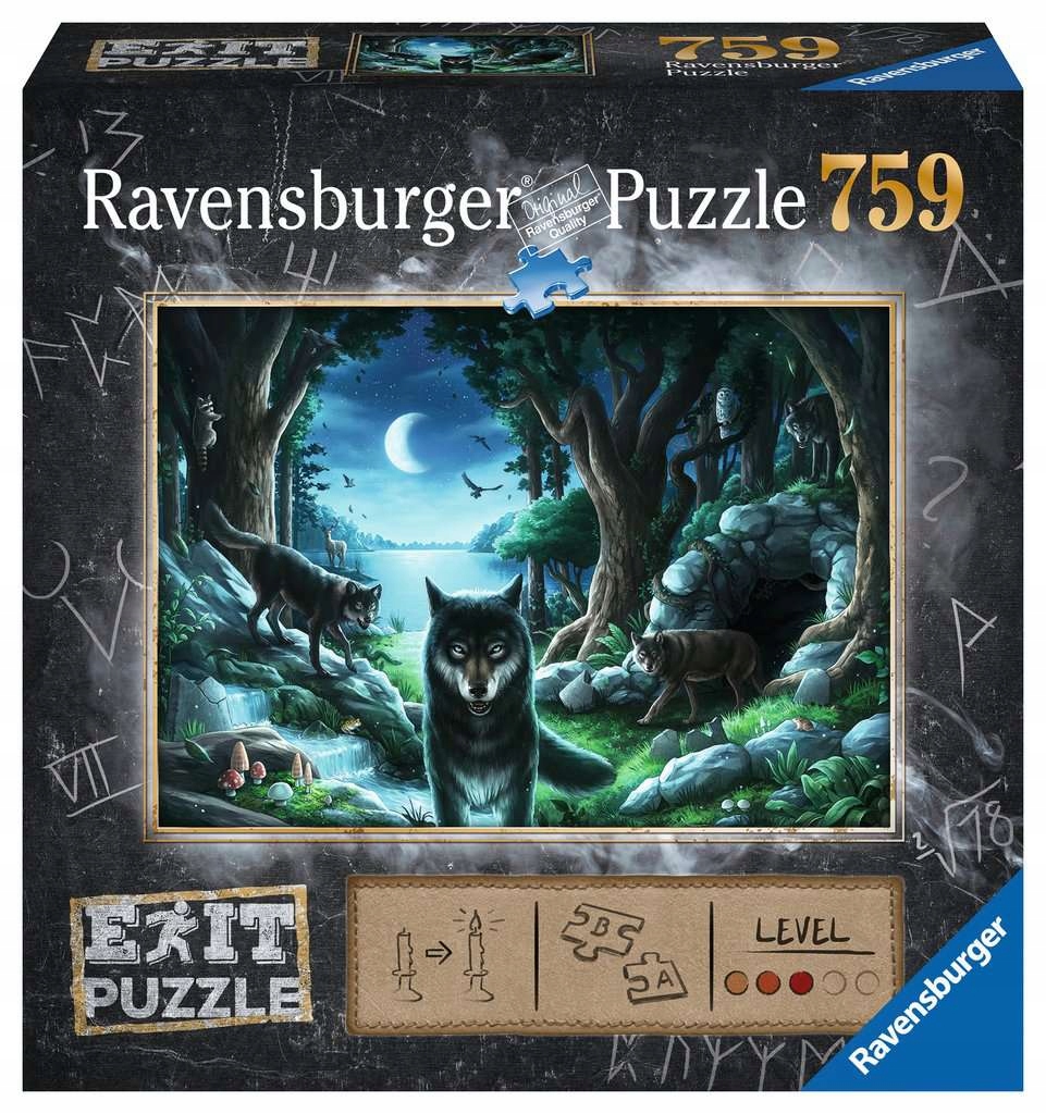 

Ravensburger Puzzle Exit Wilk 759 elementów