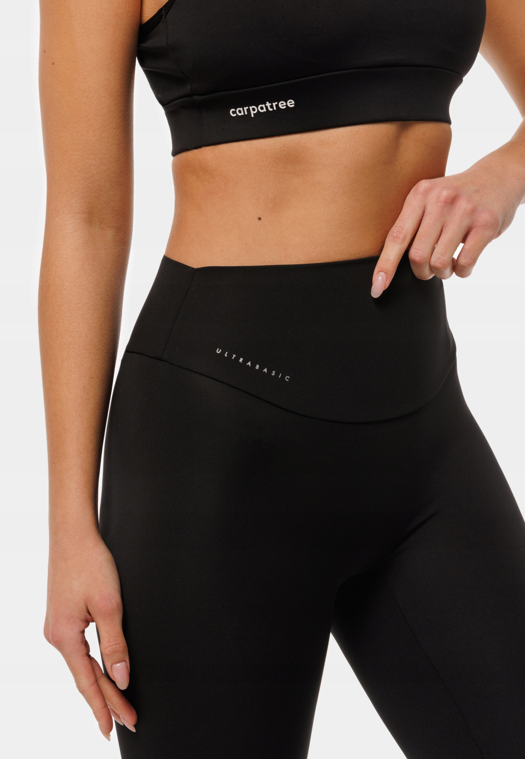 Legginsy getry czarne sportowe ULTRABASIC S Kolekcja ULTRABASIC