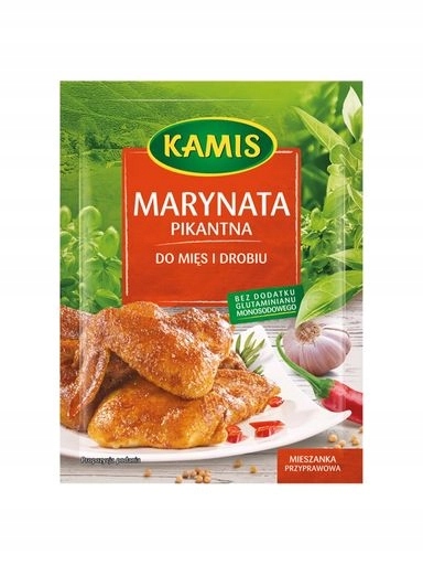 Levně 9 x Kamis Pikantní marináda na maso a drůbež Kořenící směs 20 g