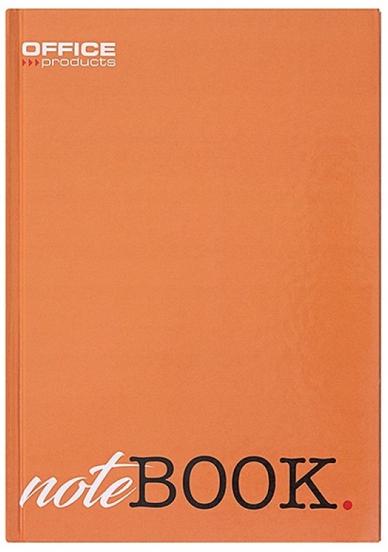 Brulion A4 96 kartek twarda oprawa zeszyt w linie laminowany Office x 2 Format A4