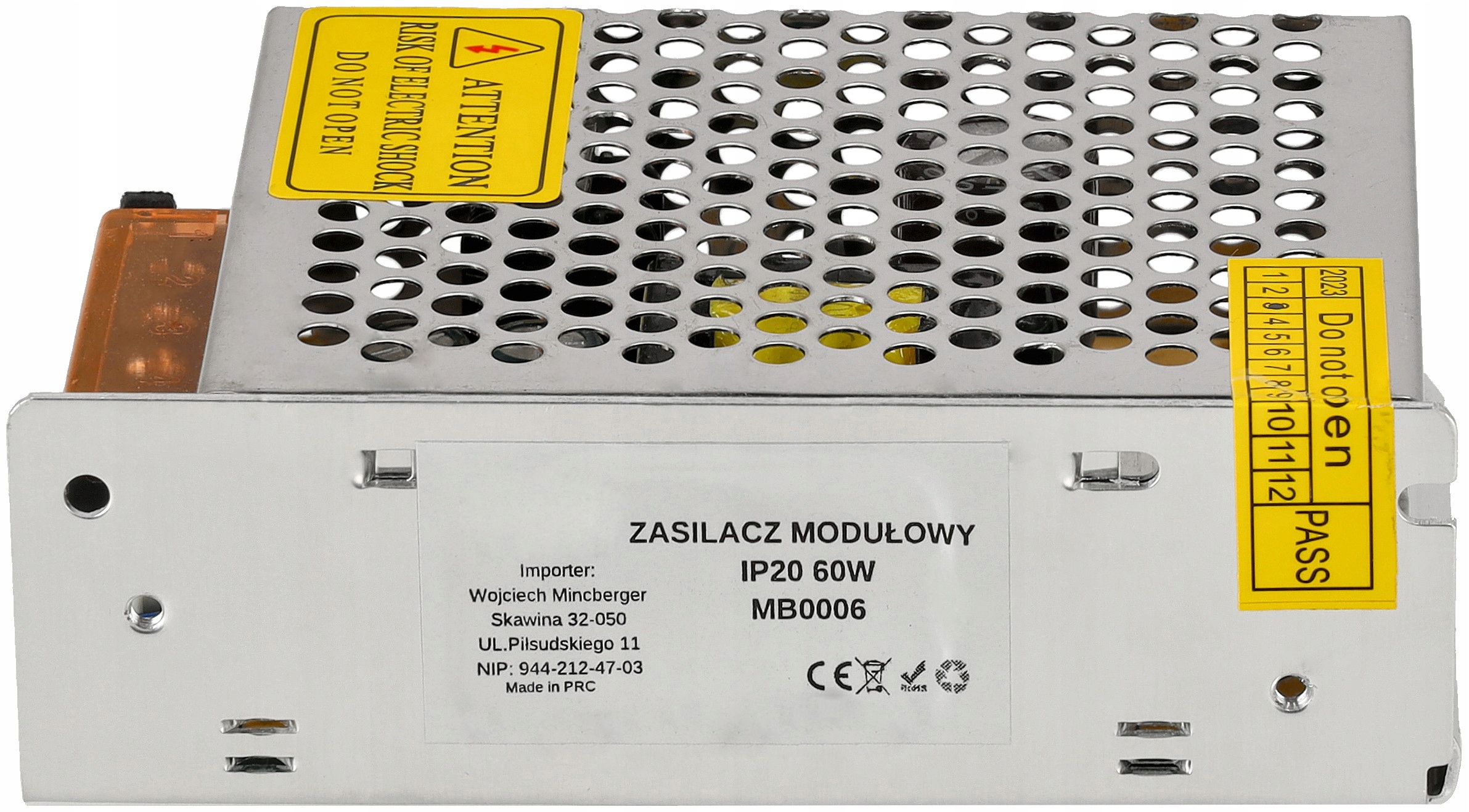 

Zasilacz Led modułowy do taśm 5A 60W 12V IP20