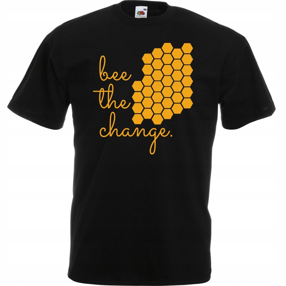 

Koszulka bee the change pszczoły XL czarna