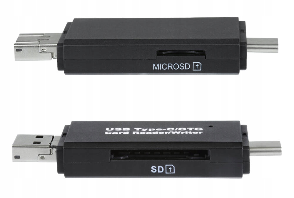 Czytnik kart pamięci SD, microSD USB micro, typ C Producent inny