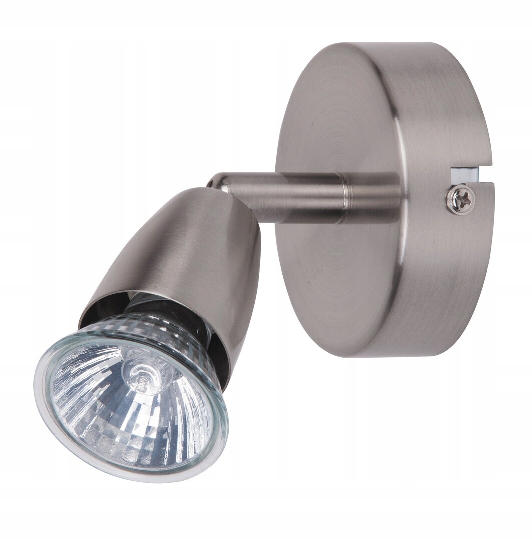 

Kinkiet Na Ścianę Do Led Spot Satyna Srebrny Inox