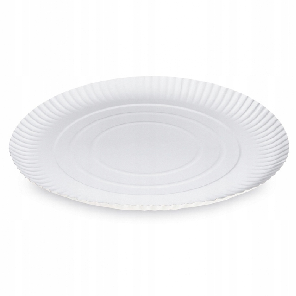 

Talerz papierowy biały 26cm 100 sztuk talerze Eko