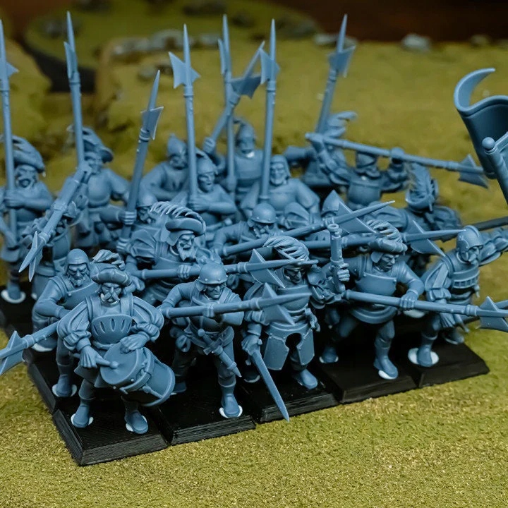 Sunland Troops with Halberds - Highlands Miniatures Nazwa Druk 3D Modeli HighLands