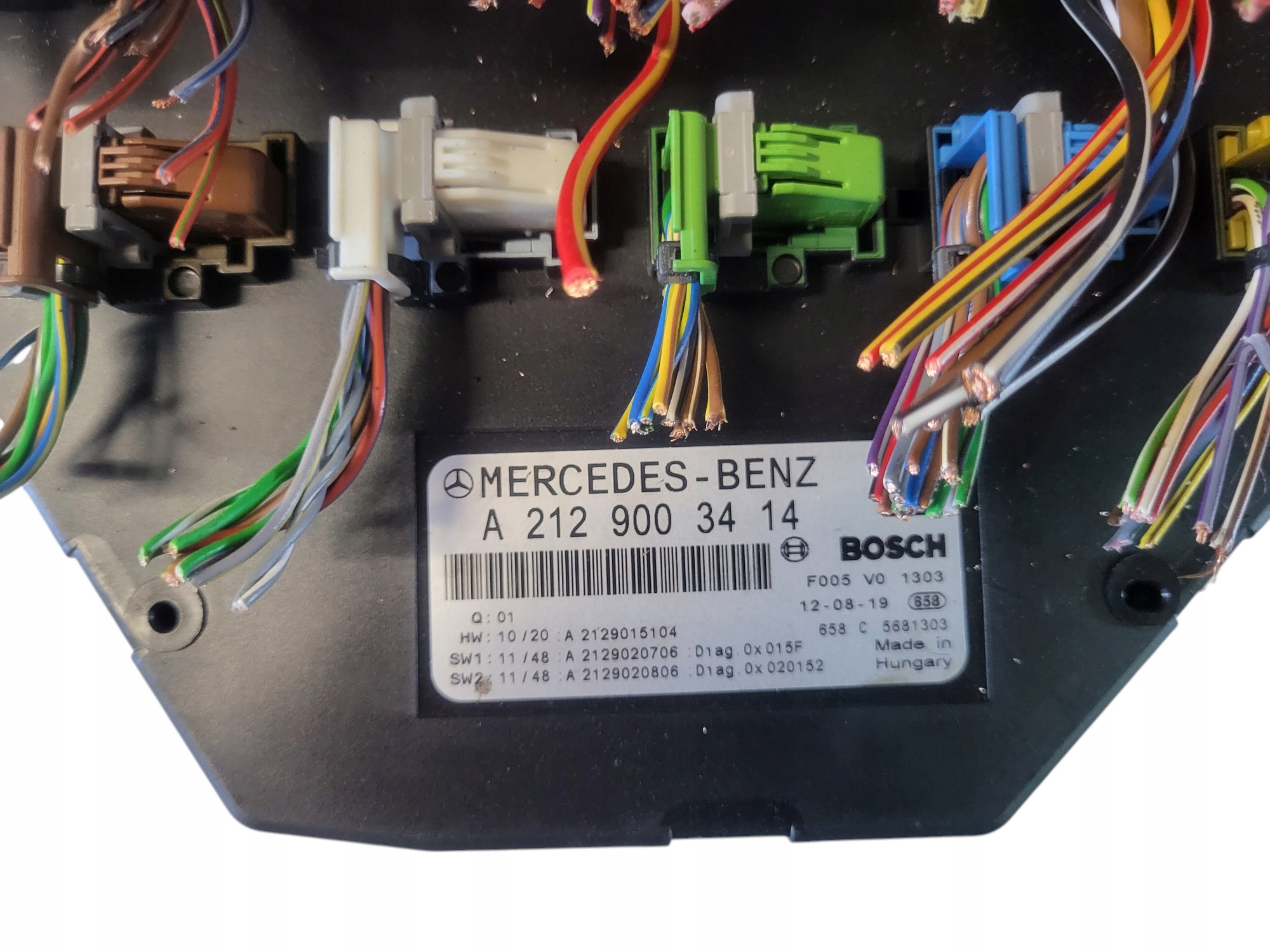 module control unit SAM MERCEDES W204 COUPE 2.2 CDI A2129003414