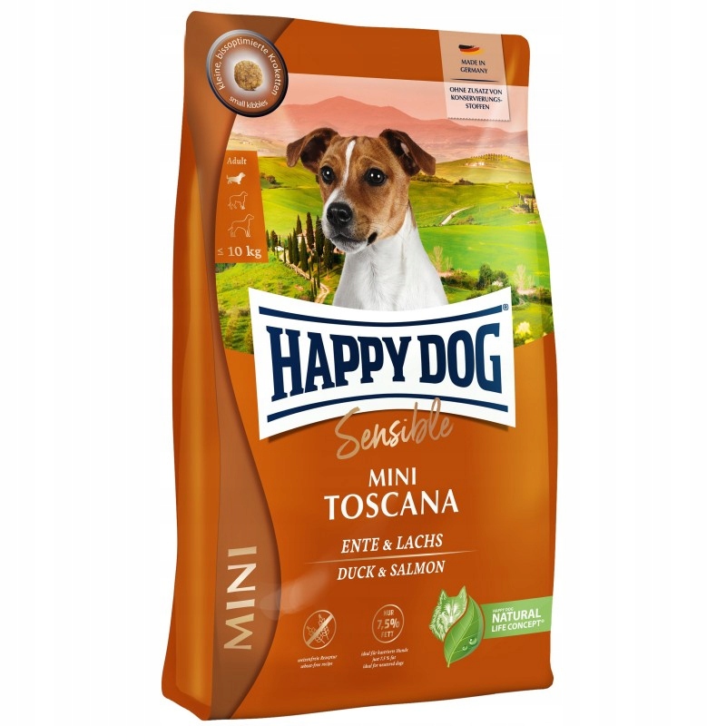 Levně Happy Dog Mini Toscana 4 kg – Suché krmivo pro malá plemena