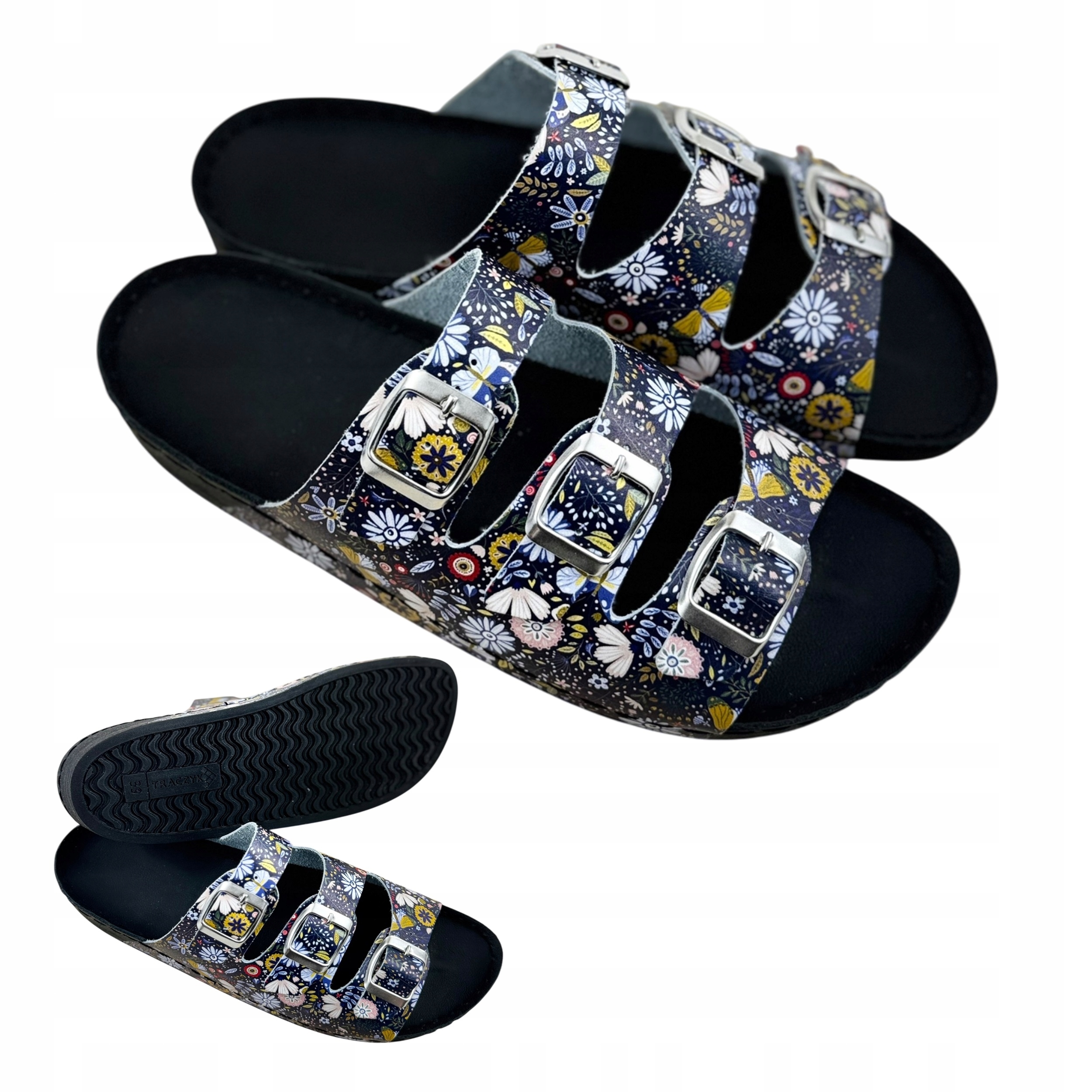 Nazouváky Anatomické Kožené Fusbet Květiny Profilované Výrobce vel.41