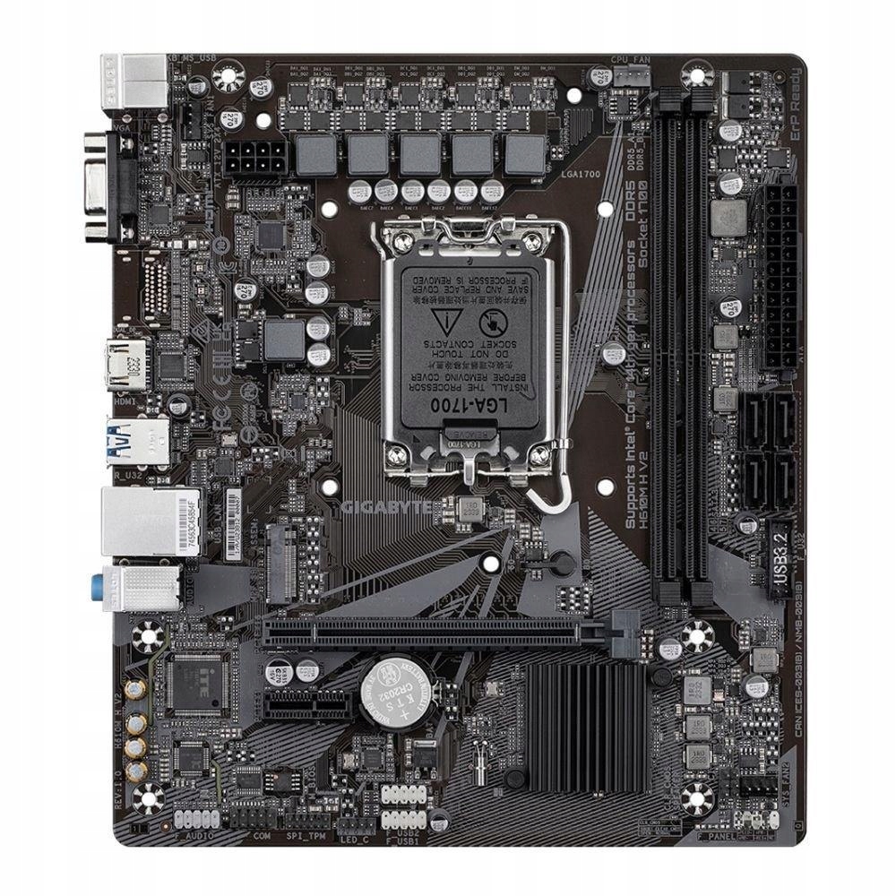Doska Gigabyte H610M H V2 (rev. 1.0) /H610/DDR5/SATA3/M.2/ USB3.0/PCIe4.0/s