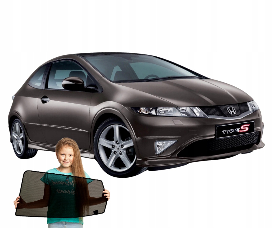 Záclony RayStop určené pro Honda Civic 8 VIII hatchback 3-dveřové
