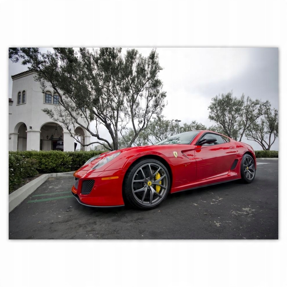 

Naklejki 70x50 Czerwony samochód Ferrari