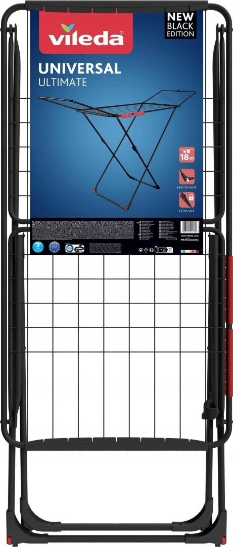 Levně Vileda Universal Ultimate Sušák prádla černá 179755 It..