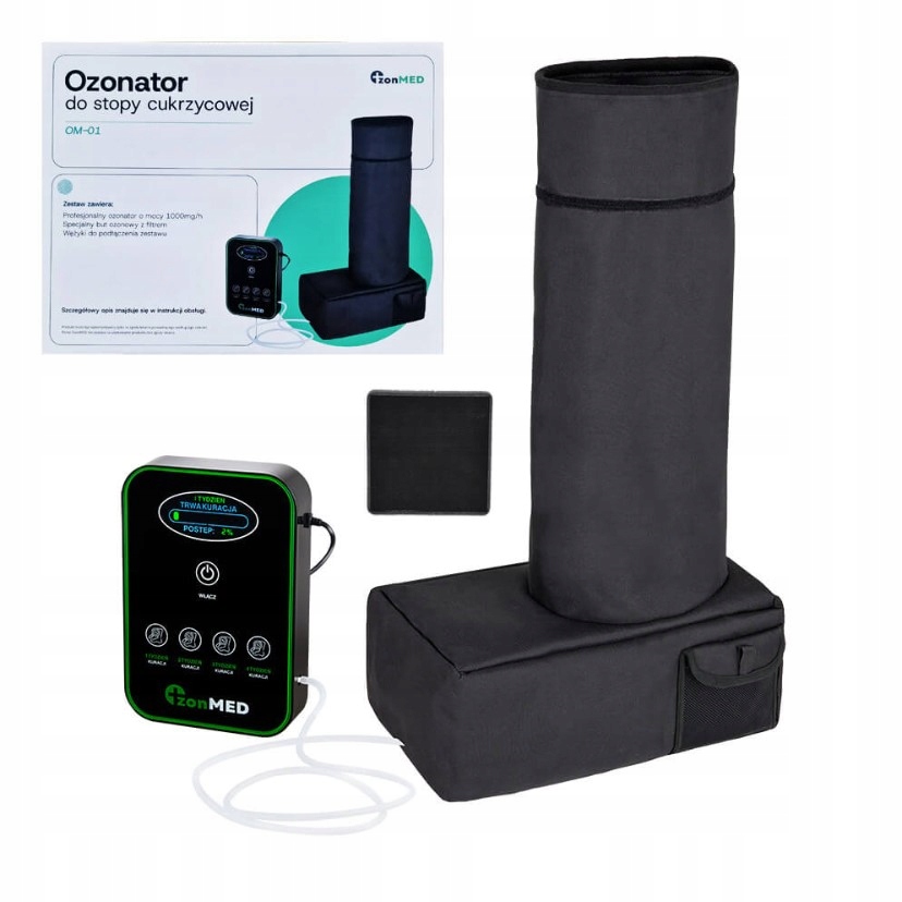 Ozonátor Diabetická noha podporuje léčbu diabetické nohy Prst